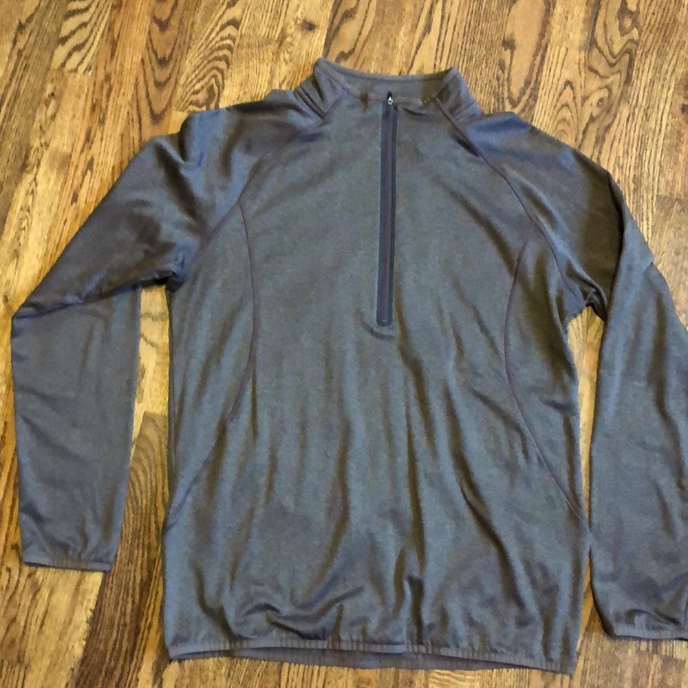 Men’s Mondetta Brown Half-zip Pullover